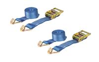 Heavy Duty Ratchet Straps 2000kg 50mm x 3m Tie Down 2 Ton (2500kg webbing)