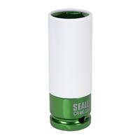 Sealey Alloy Wheel Impact Socket 22mm 1/2" Square Drive Wheel Nut Impact Socket