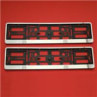 2x CHROME NUMBER PLATE SURROUNDS HOLDER FRAME FOR AMG CARS