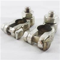 Pair Of Car Battery Terminals Heavy Duty Stud Type 10mm Cable Positive Negative