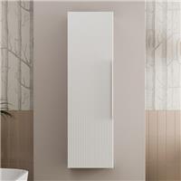 Bathroom WC Matt White Square Wall Mounted Towel Ring Stylish Modern