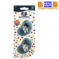JELLY BELLY AIR FRESHENER BLUEBERRY DUO VENT 2-PACK 3D BEAN 15714 A1535
