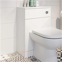 Modern Toilet Unit BTW Back To Wall Bathroom Cloakroom Furniture Matte White