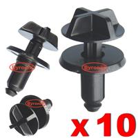 RANGE ROVER DISCOVERY EVOQUE BATTERY COVER AIR INTAKE TRIM PLASTIC CLIPS X 10