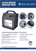 Heavy Duty Car Battery Power Booster Jump Start Starter Pack 3000 AMP 12v / 24v