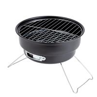 Small Portable Charcoal BBQ Folding Tabletop Round Camping Barbecue Grill