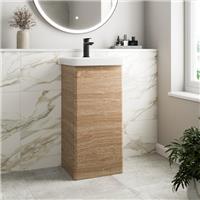 Floor Standing Bathroom Vanity Unit & Basin Sink Storage Furniture Cabinet 400mm
