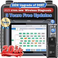 XTOOL D8W WiFi Auto OBD2 Diagnostic Tool ECU Coding Bidirectional TPMS Scanner