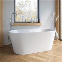 Freestanding Double Ended Bath Luxury Acrylic Bathtub & Waste White 1700x780mm
