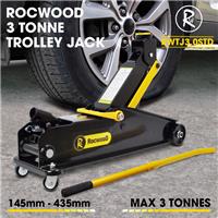 Trolley Jack 3 Ton Tonne Hydraulic Floor Lifting Car Van Garage Tool 145-435mm