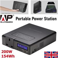 ALLPOWERS 200W Portable Power Station 154Wh Solar Generator Camping Road Trip