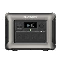 ALLPOWERS 1600W 1056Wh Portable Power Station LiFePO4 Solar Generator Camping