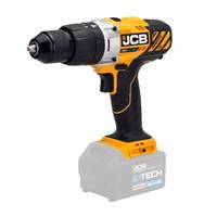 JCB Cordless Brushless 2 Speed Combi Hammer Drill Body Only Battery Powered 18V