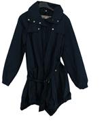 Limited Collection Women's Coat UK 8 Blue Cotton with Polyamide, Polyester