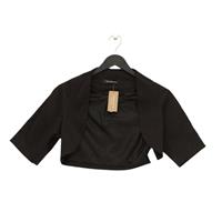 Teatro Women's Jacket UK 8 Black Polyester with Elastane Overcoat