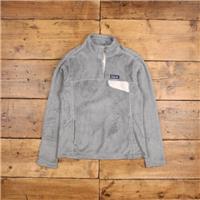Vintage Patagonia Outdoor Jacket M Snap T Fleece Grey Womens - M Regular