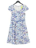 Boden A-Line Midi Dress UK8 in White