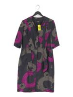 Hobbs Shirt Midi Dress UK12 in Black