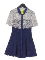 Whistles Shirt Midi Dress UK12 in Blue