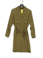 Carolina Herrera Shirt Midi Dress M in Green