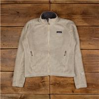 Vintage Patagonia Outdoor Jacket S Fleece Cream Womens - S Regular