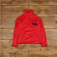 Vintage Patagonia Outdoor Jacket S Snap T Fleece Red Womens - S Regular