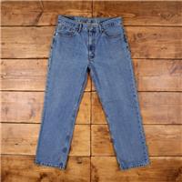 Vintage Levis 516 Jeans 36 x 30 Stonewash Straight Blue Red Tab Denim - 36 Regular