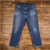 Vintage Levis 619 Jeans 38 x 31 Stonewash Straight Blue Orange Tab Denim - 38 Regular