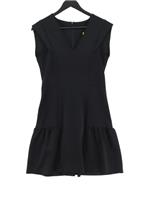 Pinko A-Line Midi Dress UK10 in Black