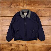 Vintage L.L.Bean Windbreaker Jacket XL Bomber Blue - XL Regular