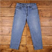 Vintage Levis 550 Jeans 38 x 32 Stonewash Straight Blue Red Tab Denim - 38 Regular