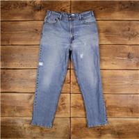 Vintage Levis 540 Jeans 34 x 30 USA Made Stonewash Straight Blue Red Tab Denim - 34 Regular