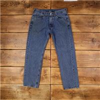 Vintage Levis 505 Jeans 32 x 30 Stonewash Straight Blue Red Tab Denim - 32 Regular