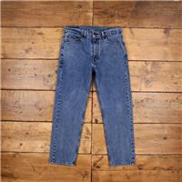 Vintage Levis 505 Jeans 32 x 27 Stonewash Straight Blue Red Tab Denim - 32 Regular