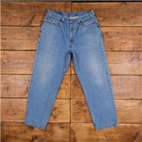Vintage Levis 901 Jeans 36 x 30 Stonewash Straight Blue Womens Red Tab Denim - 36 Regular