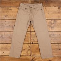 Vintage Levis 505 Jeans 31 x 29 Light Wash Straight Beige White Tab Denim - 31 Regular