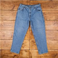 Vintage Levis 545 Jeans 36 x 32 90s Stonewash Tapered Blue Brown Tab Denim - 36 Regular