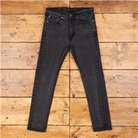 Vintage Levis 510 Jeans 31 x 28 Dark Wash Tapered Grey Red Tab Denim - 31 Regular