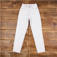 Vintage Levis 550 Jeans 24 x 30 90s Light Wash Tapered White Womens Denim - 24 Regular