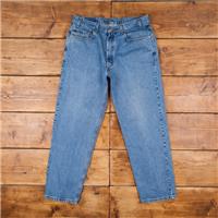 Vintage Levis 550 Jeans 36 x 32 Stonewash Tapered Blue Red Tab Denim - 36 Regular