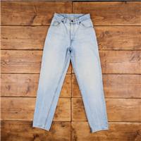 Vintage Levis 222 Jeans 26 x 32 Stonewash Tapered Blue Womens Orange Tab Denim - 26 Regular