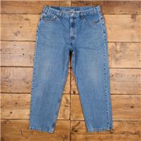 Vintage Levis 550 Jeans 38 x 29 Stonewash Tapered Blue Red Tab Denim - 38 Regular