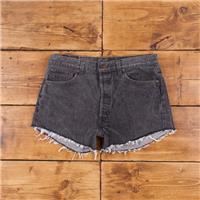 Vintage Levi's Denim Shorts 34 Levis 501 Raw Hem USA Made 90s Womens Medium - 34 Regular