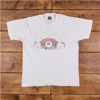 Vintage Fruit of the Loom Single Stitch T Shirt Graphic XL 90s USA Made White - XL Regular