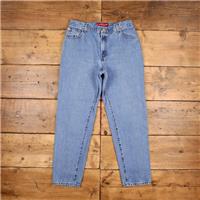 Vintage Levis 550 Jeans 32 x 31 Stonewash Straight Blue Womens Red Tab Denim - 32 Regular