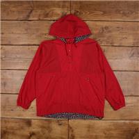 Vintage Nike Windbreaker Jacket L 90s Red Womens - L Regular