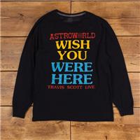 Fruit of the Loom Graphic T Shirt Medium Long Sleeve Astro World Band - Medium Regular