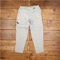Vintage Columbia Outdoor Pants Trousers 32x30 2-in-1 Shorts Mens Tapered Grey - 32 Regular