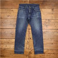 Vintage Levis 523 Jeans 34 x 32 Dark Wash Straight Blue Red Tab Denim - 34 Regular