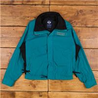 Vintage Columbia Outdoor Coat M Bugaboo Blue Zip Hook & Loop - M Regular